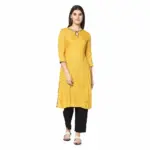 ERISHA Women's Rayon Printed Kurta with Pant/Palazzo
