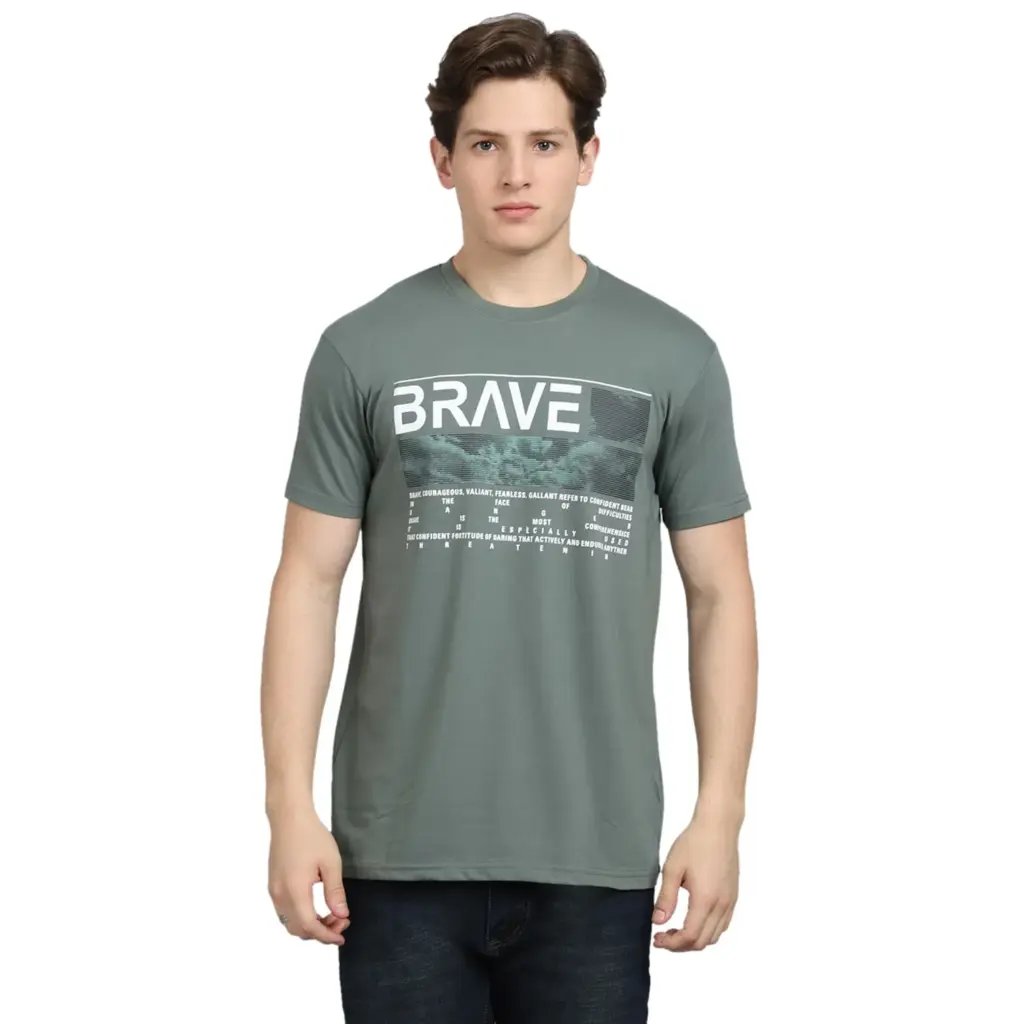 Rodamo Round Neck Half Sleeve Tshirt for Men Fashion