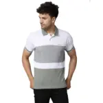 Rodamo Striped Casual Wear Slim Fit Half Sleeves Polo T Shirts for Men Fashion