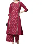 ZIYAA Women's Crepe Salwar Suit Set