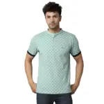 Rodamo Printed Henley T-Shirts (112540103)