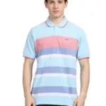Rodamo Striped Casual Wear Slim Fit Half Sleeves Polo T Shirts for Men Fashion