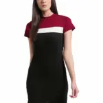 RIGO Women's Bodycon Midi Dress(Black_M)