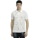 Rodamo Striped Casual Wear Slim Fit Half Sleeves Polo T Shirts for Men Fashion