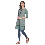 Rangmayee Women's Printed Cotton Short Kurti (Medium)