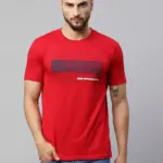 Rodamo Printed Round Neck T-shirts (Large) (112150102)