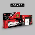 Swiss Military Voltaic 2.4 With Braided Cable TPWHM 2.4 A USB Charger (White)